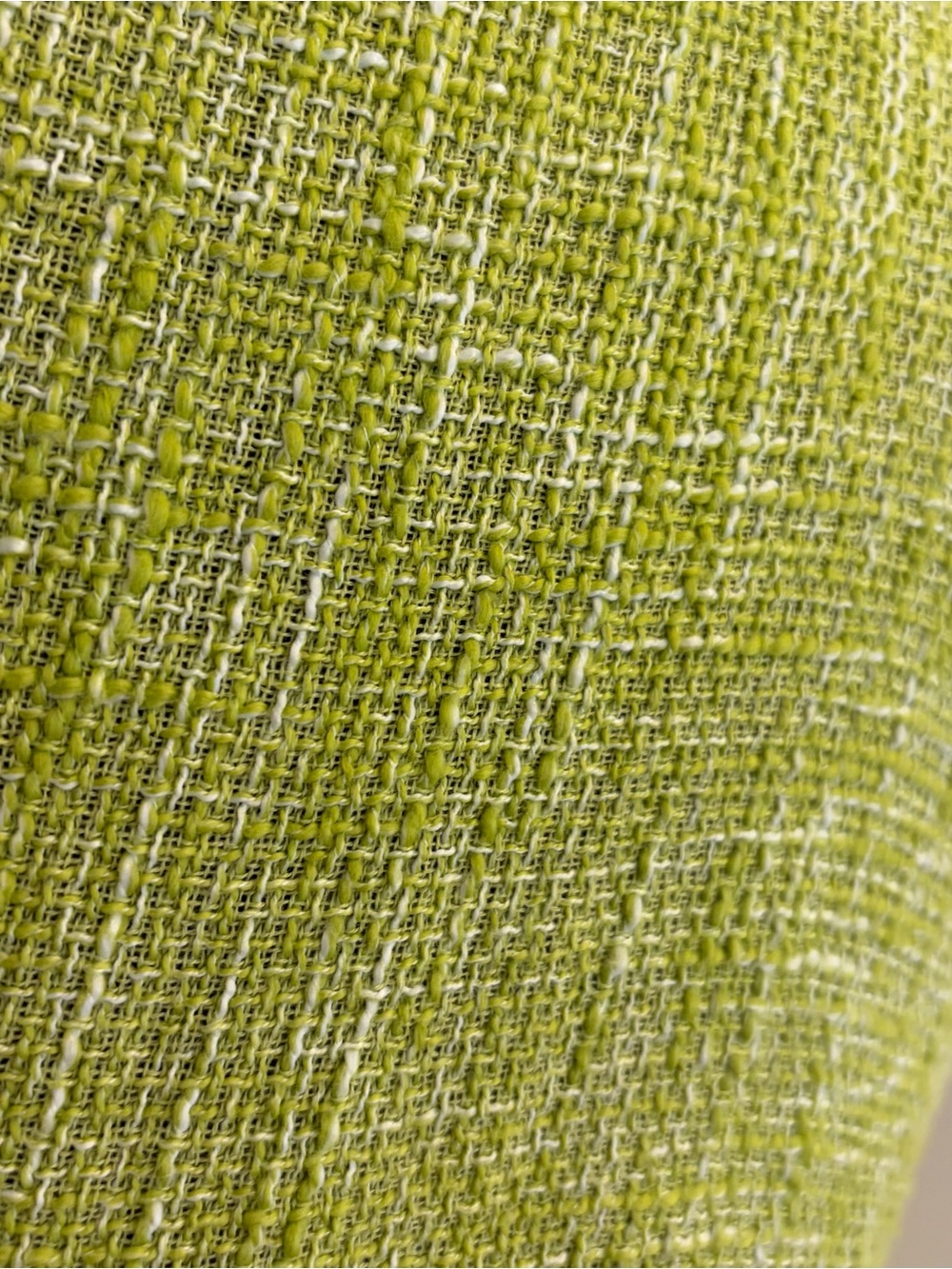 ZARA TEXTURED MINI GREEN HEATHER WHITE KNIT COLLAR DRESS small - Picture 7 of 11